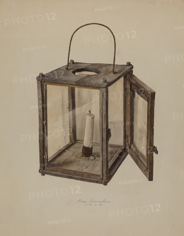 Candle Lantern, 1938. Creator: Max Fernekes.