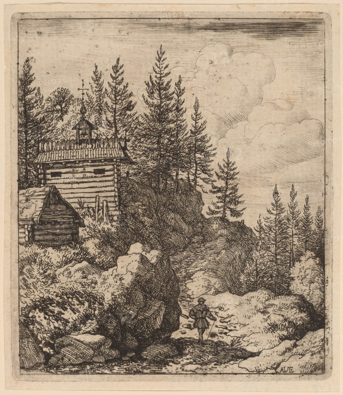 Chapel, probably c. 1645/1656. Creator: Allart van Everdingen.