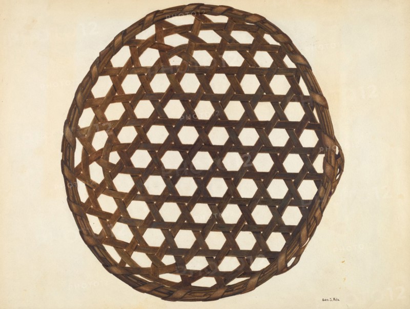 Cheese Basket, c. 1941. Creator: George File.