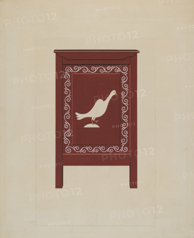 Chest (Side View), 1936. Creator: Lawrence Flynn.