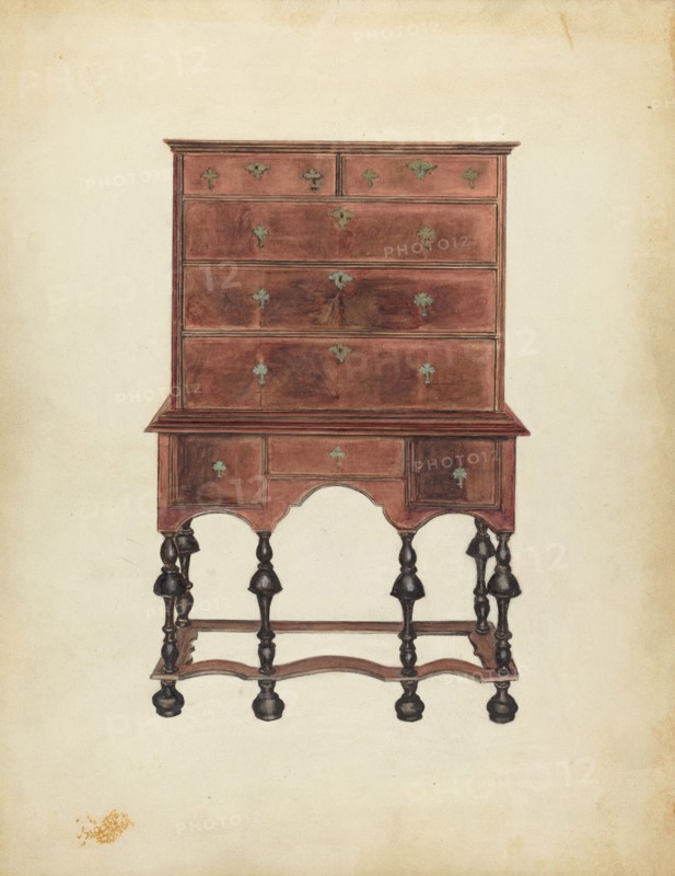 Chest of Drawers, c. 1939. Creator: Harry Eisman.