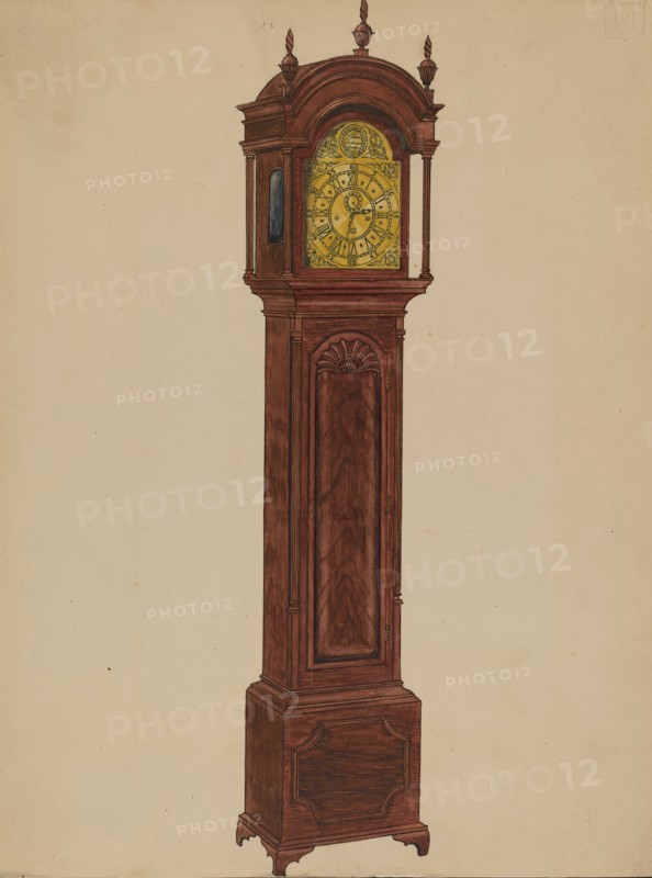 Clock Case, c. 1936. Creator: John Dieterich.