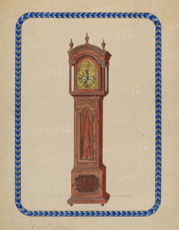 Clock, 1936. Creator: John Dieterich.