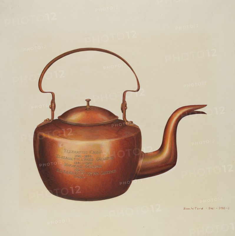 Copper Kettle, c. 1939. Creator: Samuel W. Ford.