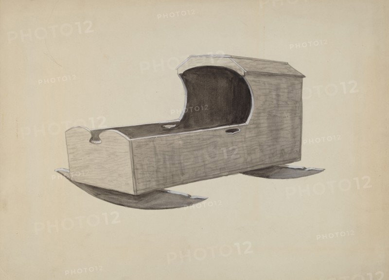 Cradle, c. 1936. Creator: Edward L Loper.