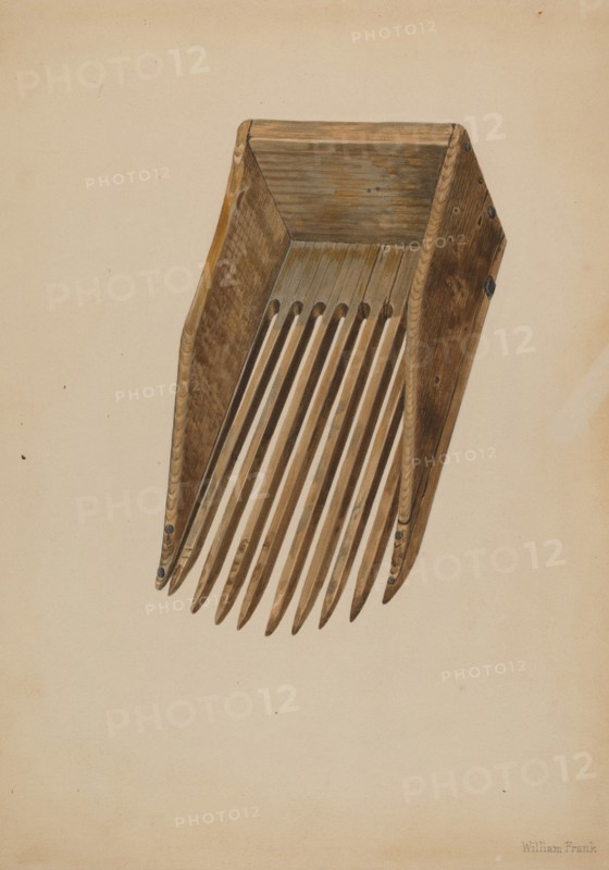 Cranberry Harvesting Scoop, c. 1942. Creator: William Frank.