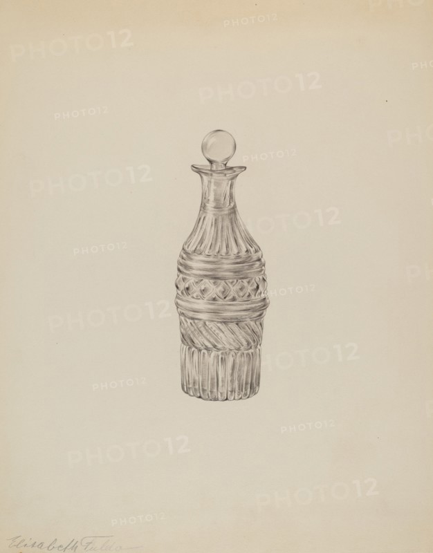 Cruet Bottle, c. 1939. Creator: Elisabeth Fulda.