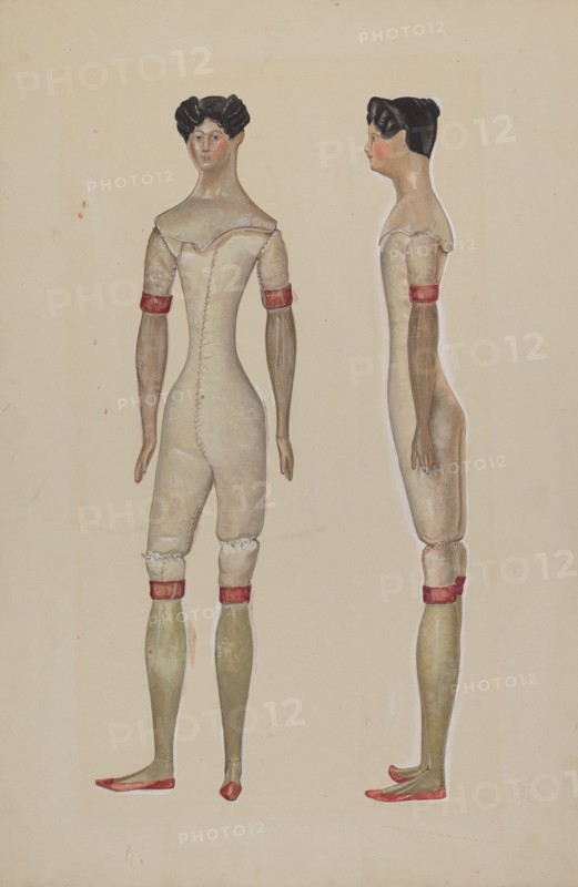 Doll, c. 1936. Creator: Beverly Chichester.
