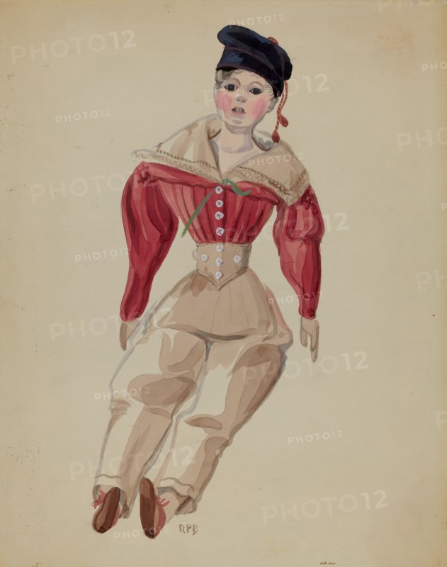 Doll, c. 1936. Creator: Raoul Du Bois.