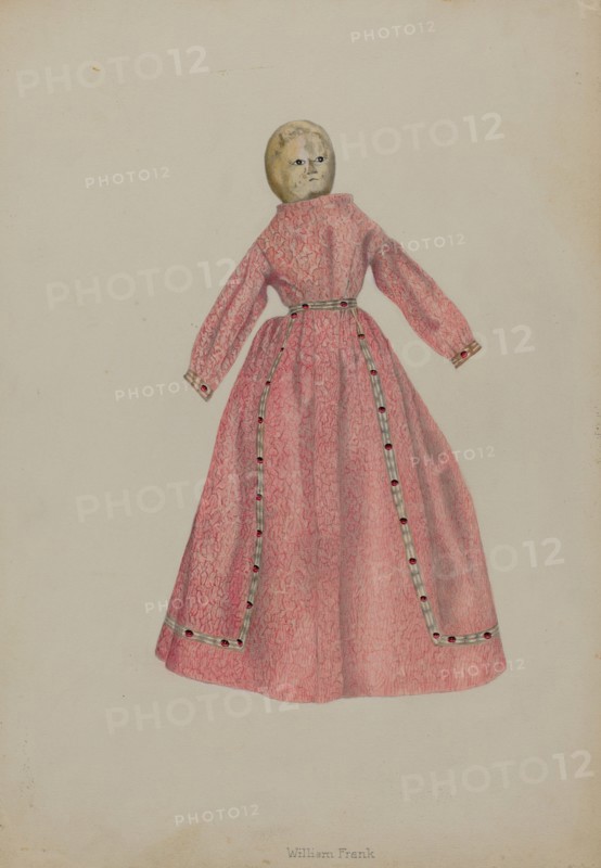 Gingham Doll, c. 1938. Creator: William Frank.