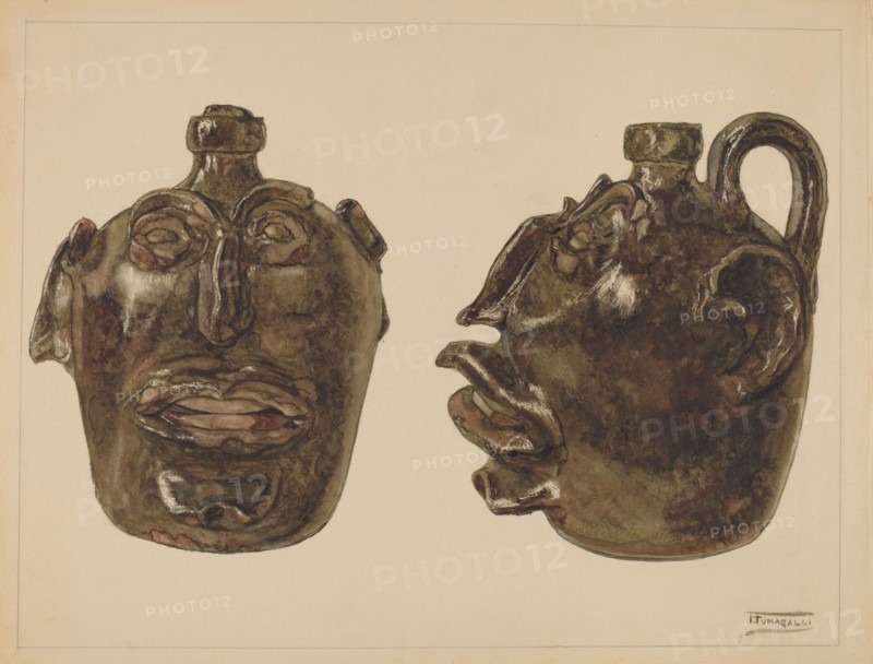 Grotesque Jug, c. 1936. Creator: Frank Fumagalli.