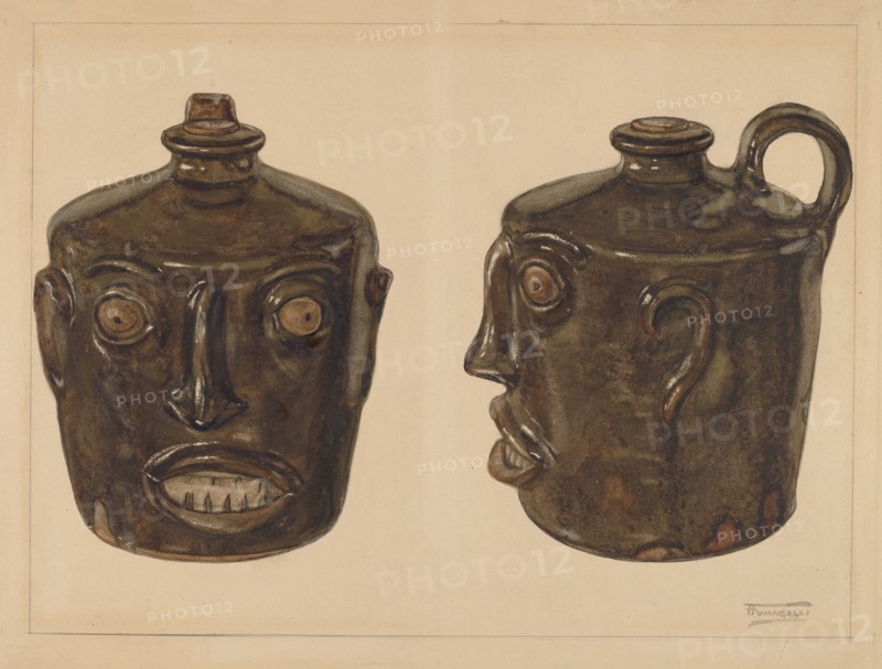 Grotesque Jug, c. 1936. Creator: Frank Fumagalli.