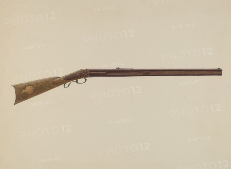 Gun, c. 1938. Creator: Samuel Faigin.