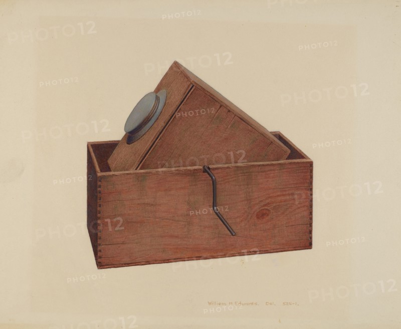 Ice Cream Freezer, c. 1939. Creator: William H Edwards.