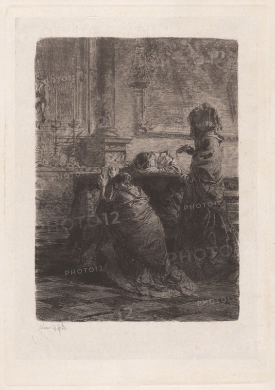 I Fratelli sono al campo (The Men are in the Field), 1870. Creator: Mose, Bianchi.