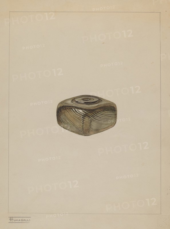 Inkwell, c. 1937. Creator: Frank Fumagalli.