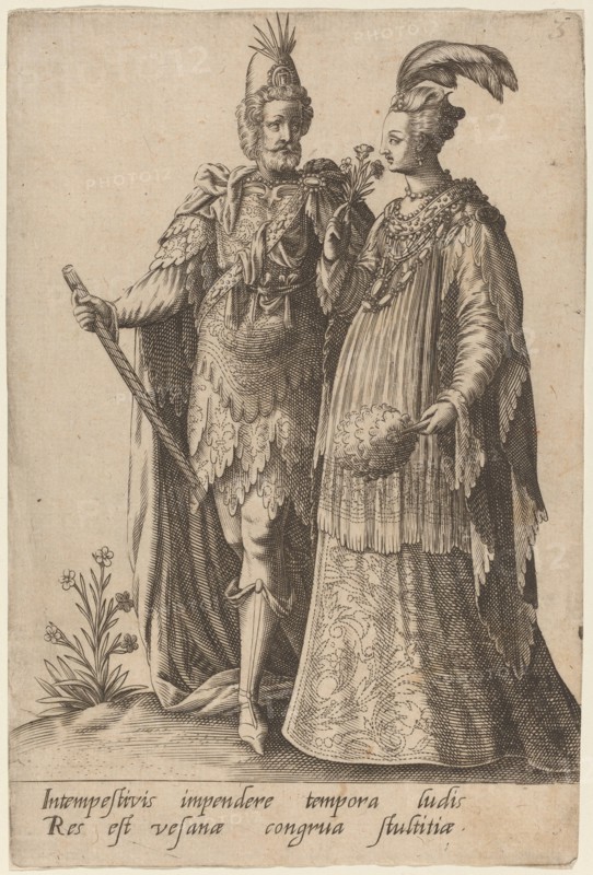 Intempestivis impendere..., 1597. Creator: Robert Boissard.