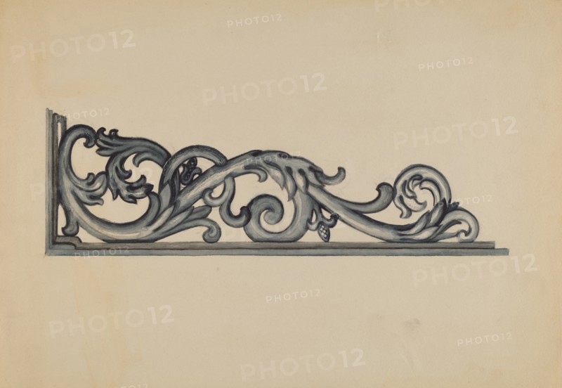 Iron Bracket, c. 1937. Creator: Albert Eyth.