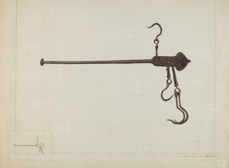 Iron Scales, c. 1937. Creator: Samuel Fineman.