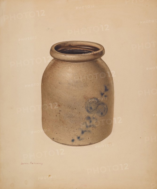 Jar, c. 1938. Creator: Aaron Fastovsky.