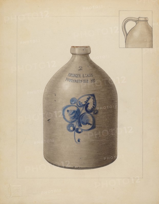 Jug, 1937. Creator: John Fisk.