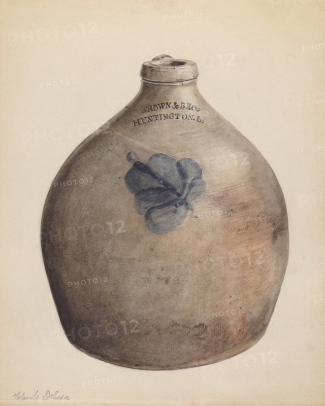 Jug, c. 1937. Creator: Yolande Delasser.