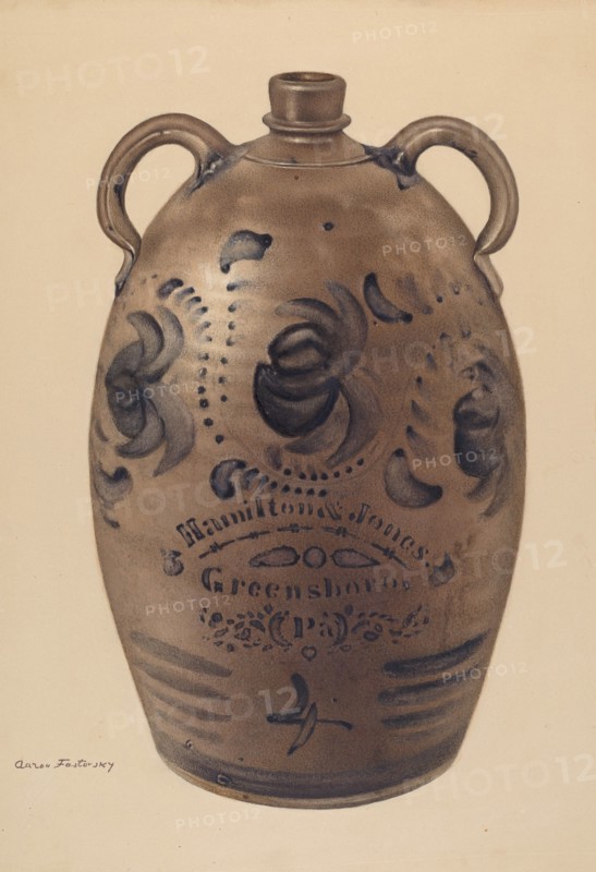 Jug, c. 1939. Creator: Aaron Fastovsky.