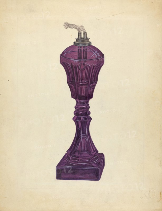 Lamp, c. 1936. Creator: John Fisk.