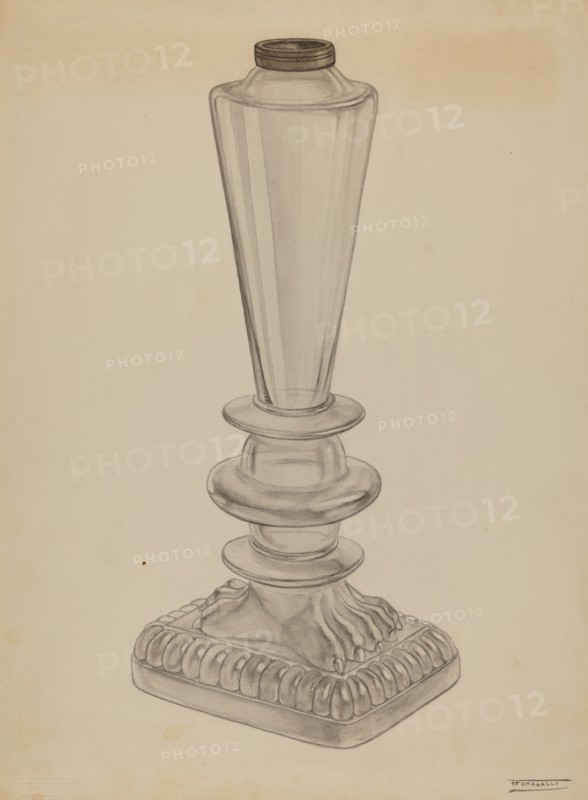 Lamp, c. 1937. Creator: Frank Fumagalli.