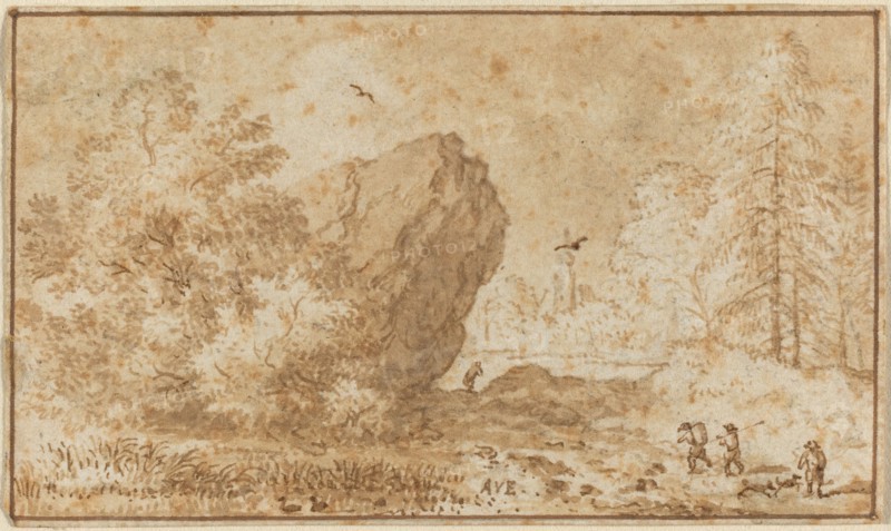 Landscape with Large Rock. Creator: Allart van Everdingen.
