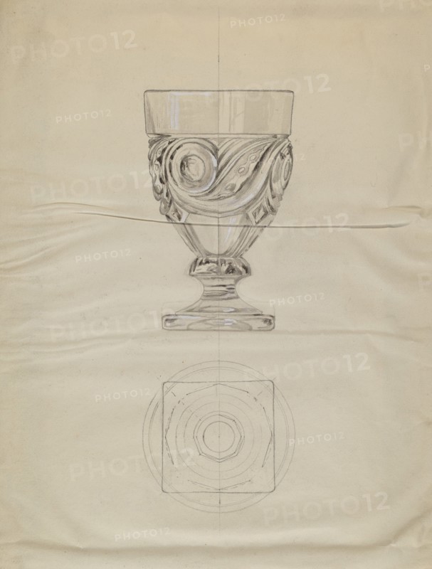 Lidded Compote, c. 1936. Creator: Albert Eyth.