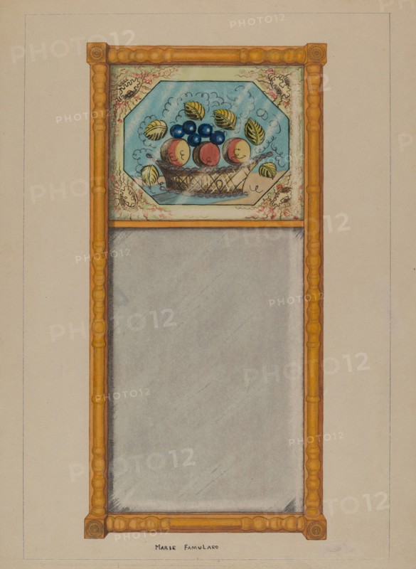 Mirror, c. 1937. Creator: Marie Famularo.