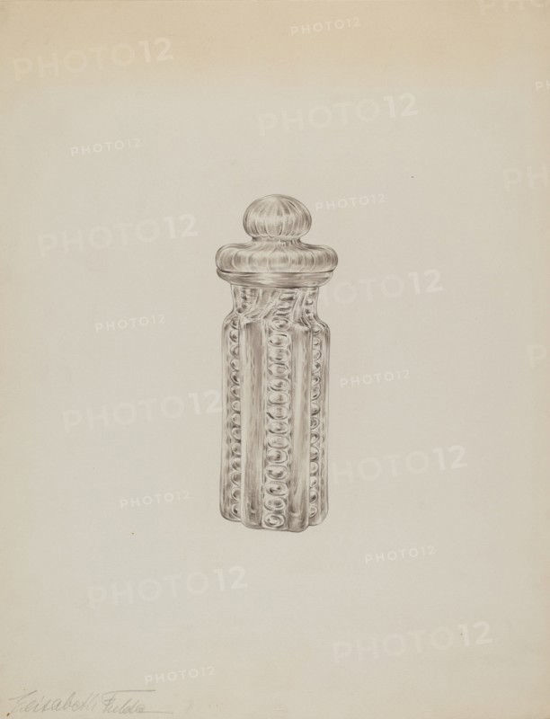 Mustard Pot, c. 1939. Creator: Elisabeth Fulda.