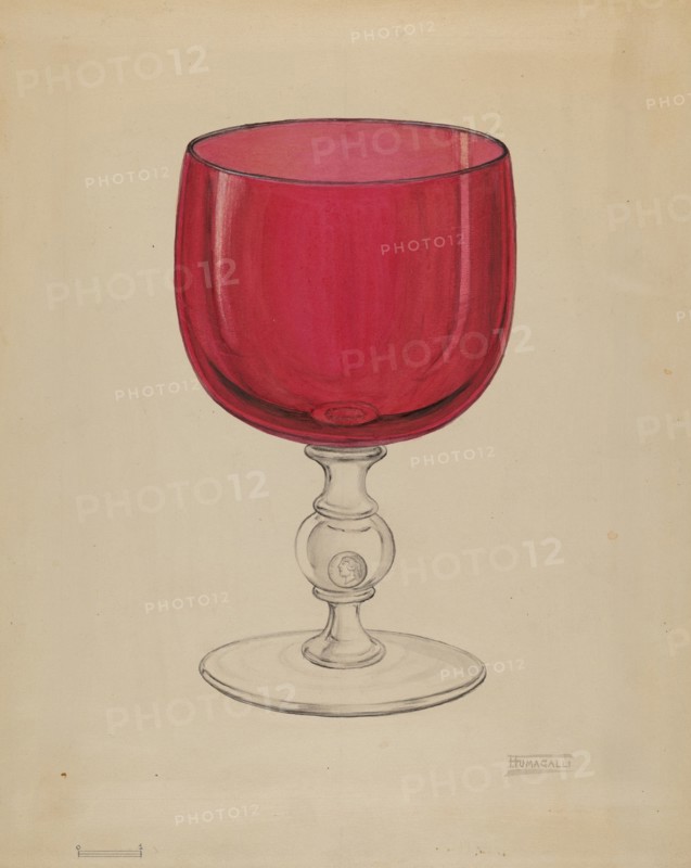 Ornamental Goblet, c. 1936. Creator: Frank Fumagalli.