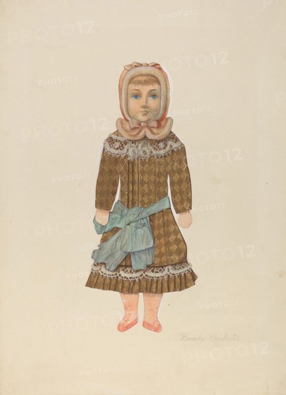 Paper Doll, c. 1937. Creator: Beverly Chichester.