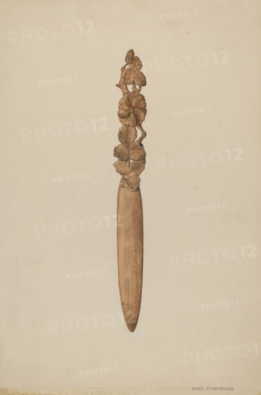 Paper Knife, c. 1938. Creator: Max Fernekes.