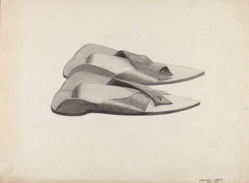 Pattens, c. 1936. Creator: Edward L Loper.