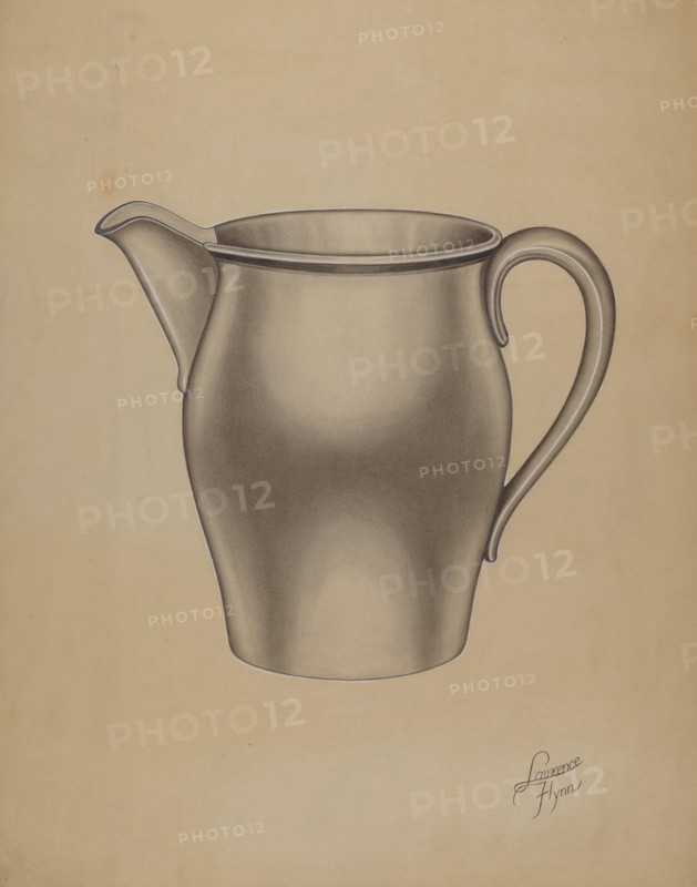 Pewter Pitcher, 1935/1942. Creator: Lawrence Flynn.