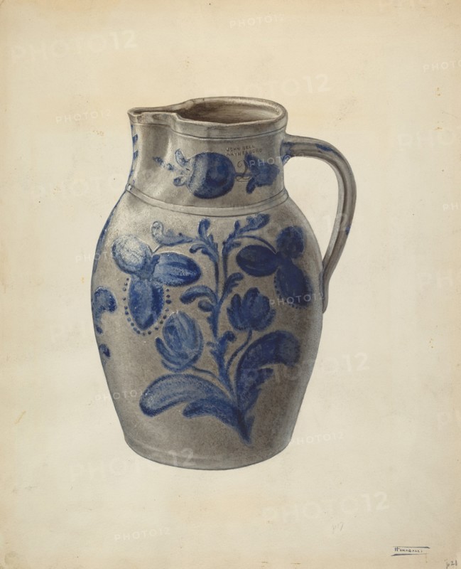 Pitcher, probably 1937/1938. Creator: Frank Fumagalli.