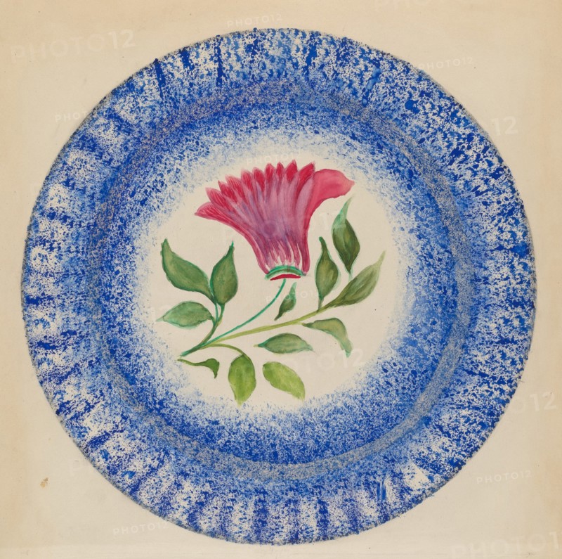 Plate, c. 1936. Creator: Albert Eyth.