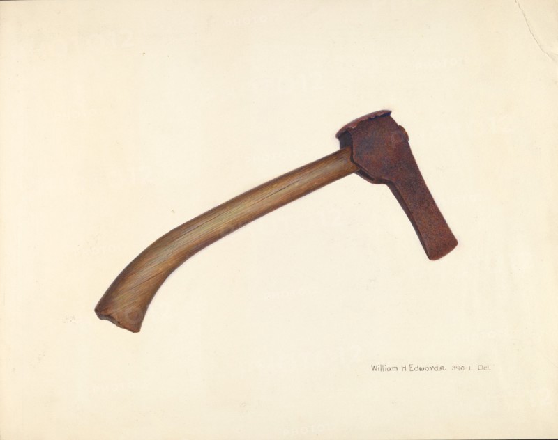 Post Axe, 1935/1942. Creator: William H Edwards.