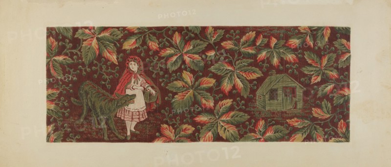 Printed Textile, c. 1940. Creator: Mildred Ford.