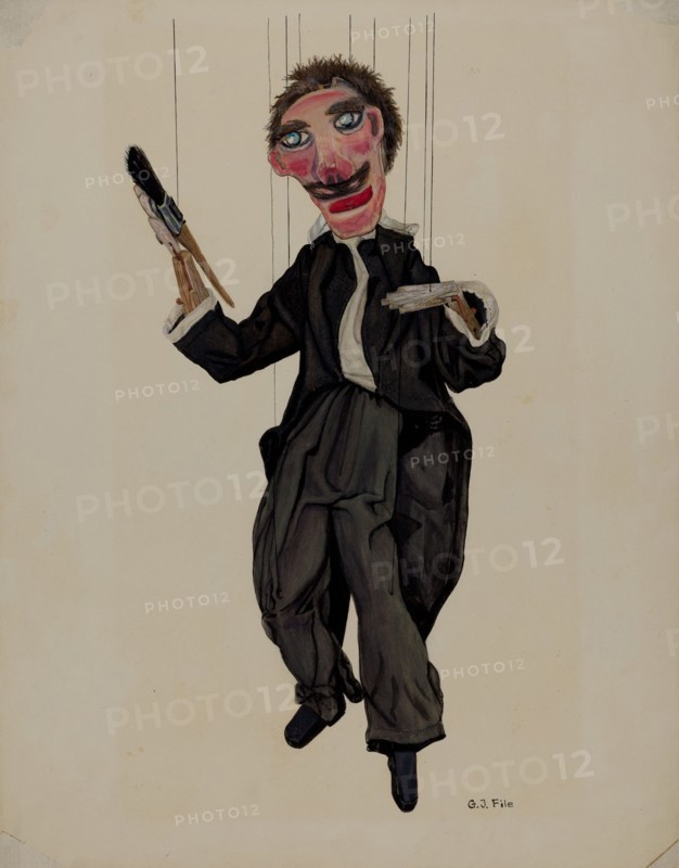 Puppet, 1935/1942. Creator: George File.