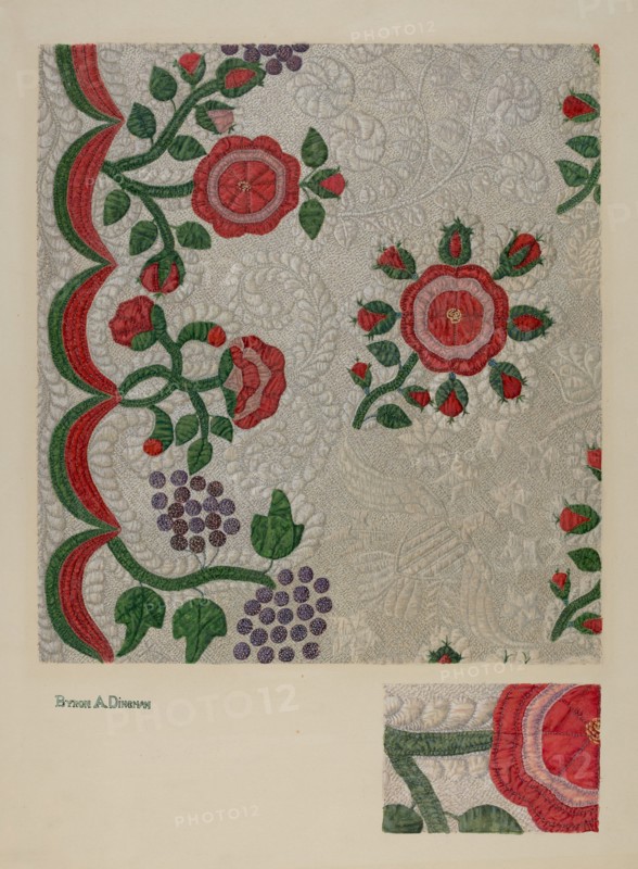 Quilt, c. 1941. Creator: Byron Dingman.
