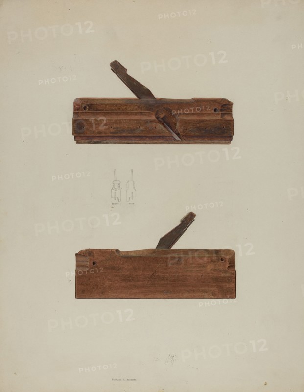 Rabbet Plane, c. 1937. Creator: Samuel Faigin.