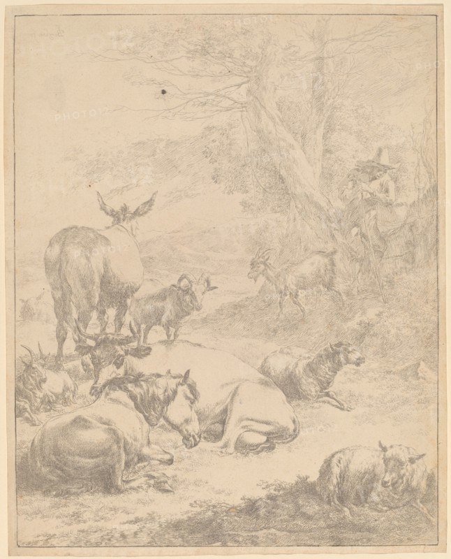 Resting Herd. Creator: Nicolaes Berchem.