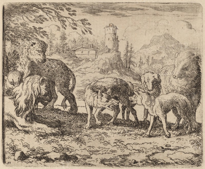 Reynard Condemned, probably c. 1645/1656. Creator: Allart van Everdingen.