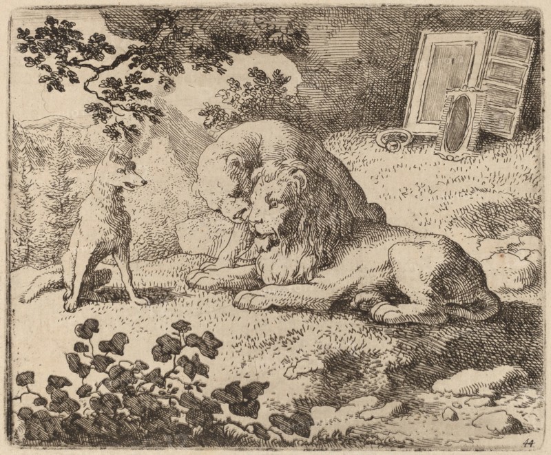 Reynard Describes the Missing Treasures, probably c. 1645/1656. Creator: Allart van Everdingen.