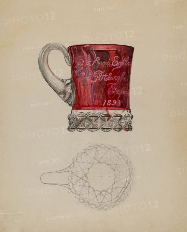 Ruby Mug, c. 1936. Creator: Albert Eyth.