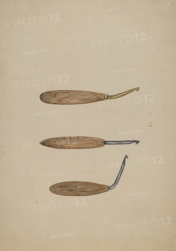 Rug Hooks, c. 1941. Creator: Mary Fitzgerald.